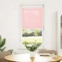 Gerüschter rosa Vorhang 65x100 cm Stoffbreite 64,4 cm aus Polyester von , Jalousien und Jalousien - Ref: Foro24-4015425, Prei...