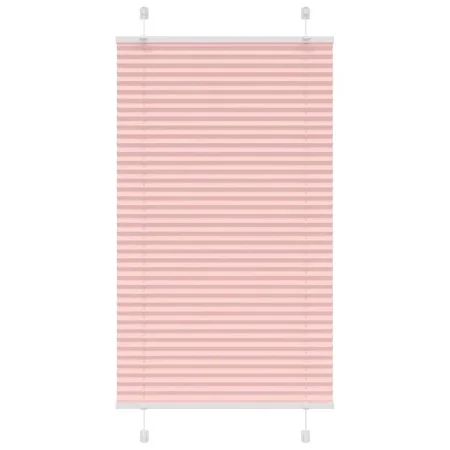 Pleated pink curtain 75x150 cm Fabric width 74.4 cm Polyester by , Blinds and blinds - Ref: Foro24-4015444, Price: 21,96 €, D...
