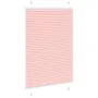Pleated pink blind 95x100 cm Fabric width 94.4 cm Polyester by , Blinds and blinds - Ref: Foro24-4015431, Price: 18,79 €, Dis...