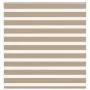 This is a brown sand woven wide 140.9 cm polyester zebra curtain. by , Blinds and blinds - Ref: Foro24-4014530, Price: 24,50 ...