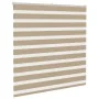 This is a brown sand woven wide 140.9 cm polyester zebra curtain. by , Blinds and blinds - Ref: Foro24-4014530, Price: 24,50 ...