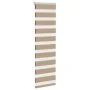 Dies ist ein breites, 45,9 cm breites, braunes Sandgewebe aus Polyester. von , Jalousien und Jalousien - Ref: Foro24-4014511,...