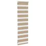 This is a brown sand wide woven polyester zebra curtain, 45.9 cm wide. by , Blinds and blinds - Ref: Foro24-4014511, Price: 1...