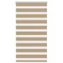 This is a wide brown sand woven polyester zebra curtain, 80.9 cm wide. by , Blinds and blinds - Ref: Foro24-4014518, Price: 2...
