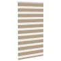 This is a wide brown sand woven polyester zebra curtain, 80.9 cm wide. by , Blinds and blinds - Ref: Foro24-4014518, Price: 2...