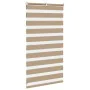 Estor cebra marrón arena tejido ancho 80,9 cm poliéster de , Persianas y estores - Ref: Foro24-4014518, Precio: 23,05 €, Desc...