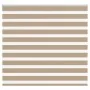This is a brown sand wide woven polyester zebra curtain, 150.9 cm wide. by , Blinds and blinds - Ref: Foro24-4014532, Price: ...