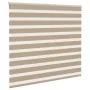 This is a brown sand wide woven polyester zebra curtain, 150.9 cm wide. by , Blinds and blinds - Ref: Foro24-4014532, Price: ...