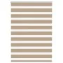 This is a wide brown sand woven polyester zebra curtain, 95.9 cm wide. by , Blinds and blinds - Ref: Foro24-4014547, Price: 2...