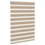 This is a wide brown sand woven polyester zebra curtain, 95.9 cm wide. by , Blinds and blinds - Ref: Foro24-4014547, Price: 2...