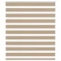 This is a brown sand woven wide 115.9 cm polyester zebra blind. by , Blinds and blinds - Ref: Foro24-4014551, Price: 29,22 €,...