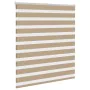 Estor cebra marrón arena tejido ancho 115,9 cm poliéster de , Persianas y estores - Ref: Foro24-4014551, Precio: 29,22 €, Des...