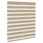 This is a brown sand woven wide 115.9 cm polyester zebra blind. by , Blinds and blinds - Ref: Foro24-4014551, Price: 29,22 €,...