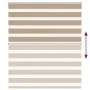 This is a brown sand woven wide 115.9 cm polyester zebra blind. by , Blinds and blinds - Ref: Foro24-4014551, Price: 29,22 €,...