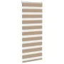 This is a brown sand woven wide 55.9 cm polyester zebra blind. by , Blinds and blinds - Ref: Foro24-4014539, Price: 20,64 €, ...