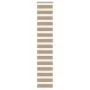 Dies ist ein breiter, 35,9 cm breiter, brauner Sand-Zebra-Vorhang aus Polyester. von , Jalousien und Jalousien - Ref: Foro24-...