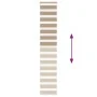 This is a brown sand woven wide 35.9 cm polyester zebra curtain. by , Blinds and blinds - Ref: Foro24-4014587, Price: 18,44 €...