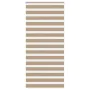 This is a wide brown sand woven polyester zebra curtain, 105.9 cm wide. by , Blinds and blinds - Ref: Foro24-4014601, Price: ...