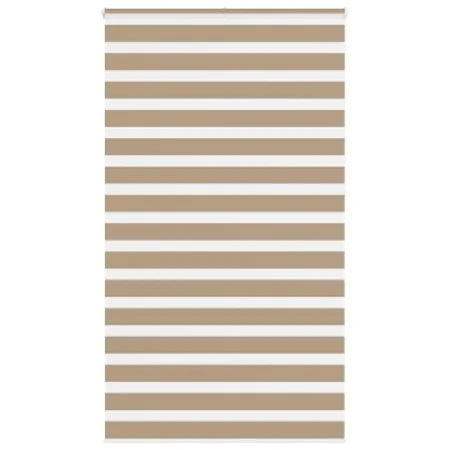 This is a brown sand woven wide 115.9 cm polyester zebra blind. by , Blinds and blinds - Ref: Foro24-4014603, Price: 32,75 €,...
