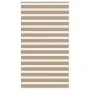 This is a brown sand woven wide 115.9 cm polyester zebra blind. by , Blinds and blinds - Ref: Foro24-4014603, Price: 32,75 €,...