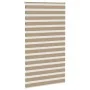 This is a brown sand woven wide 115.9 cm polyester zebra blind. by , Blinds and blinds - Ref: Foro24-4014603, Price: 32,75 €,...