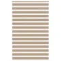 This is a wide brown sand woven polyester zebra curtain, 140.9 cm wide. by , Blinds and blinds - Ref: Foro24-4014608, Price: ...