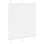 Pleated white blind 115x150 cm Fabric width 114.4 cm Polyester by , Blinds and blinds - Ref: Foro24-4015503, Price: 29,56 €, ...