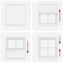 Estor Plisado blanco 115x150 cm Tela Ancho 114,4 cm Poliéster de , Persianas y estores - Ref: Foro24-4015503, Precio: 29,56 €...
