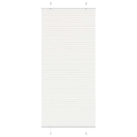 Gefalteter weißer Vorhang 100x200 cm Stoffbreite 99,4 cm aus Polyester. von , Jalousien und Jalousien - Ref: Foro24-4015517, ...