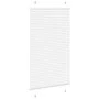 Gefalteter weißer Vorhang 75x100 cm Stoffbreite 74,4 cm aus Polyester von , Jalousien und Jalousien - Ref: Foro24-4015478, Pr...