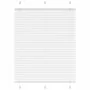 White Pleated Blind 105x100 cm Fabric Width 104.4 cm Polyester by , Blinds and blinds - Ref: Foro24-4015484, Price: 18,44 €, ...