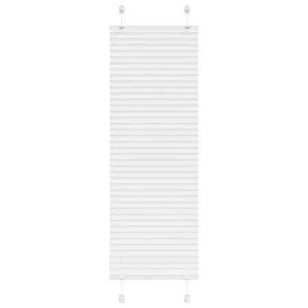 Gefalteter weißer Vorhang 40x100 cm Stoffbreite 39,4 cm aus Polyester von , Jalousien und Jalousien - Ref: Foro24-4015471, Pr...