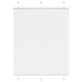Pleated white blind 105x150 cm Fabric width 104.4 cm Polyester by , Blinds and blinds - Ref: Foro24-4015501, Price: 19,70 €, ...
