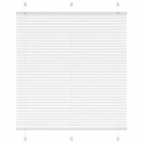 Pleated white blind 115x100 cm Fabric width 114.4 cm Polyester by , Blinds and blinds - Ref: Foro24-4015486, Price: 18,97 €, ...