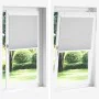 Pleated white blind 115x200 cm Fabric width 114.4 cm Polyester by , Blinds and blinds - Ref: Foro24-4015520, Price: 26,02 €, ...