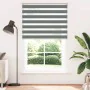Dark gray wide woven polyester zebra curtain fabric, 135.9 cm wide. by , Blinds and blinds - Ref: Foro24-4014191, Price: 35,3...