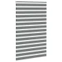 Dark gray wide woven polyester zebra curtain fabric, 135.9 cm wide. by , Blinds and blinds - Ref: Foro24-4014191, Price: 35,3...