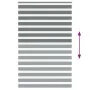 Dark gray wide woven polyester zebra curtain fabric, 135.9 cm wide. by , Blinds and blinds - Ref: Foro24-4014191, Price: 35,3...