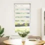 This beige zebra curtain is made of marble weave, with a width of 55.9 cm and is made of polyester. by , Blinds and blinds - ...