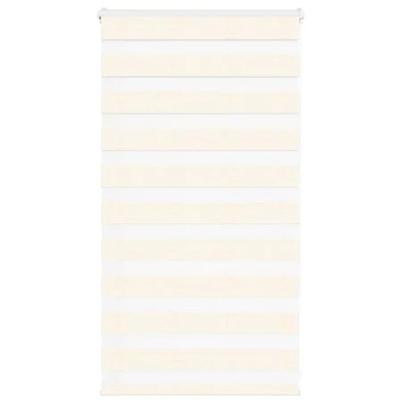 This beige zebra curtain is made of wide 70.9 cm polyester woven marble. by , Blinds and blinds - Ref: Foro24-4014620, Price:...