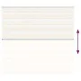 This beige marble woven zebra curtain has a width of 150.9 cm and is made of polyester. by , Blinds and blinds - Ref: Foro24-...
