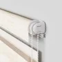 This beige marble woven zebra curtain has a width of 150.9 cm and is made of polyester. by , Blinds and blinds - Ref: Foro24-...