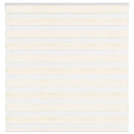 Diese beigefarbene Marmoreffekt-Zebra-Jalousie hat eine Breite von 140,9 cm und besteht aus Polyester. von , Jalousien und Ja...