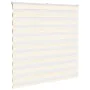 This beige marble woven zebra curtain has a width of 140.9 cm and is made of polyester. by , Blinds and blinds - Ref: Foro24-...