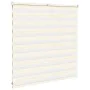 This beige marble woven zebra curtain has a width of 140.9 cm and is made of polyester. by , Blinds and blinds - Ref: Foro24-...