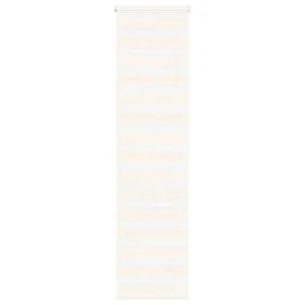 Diese beigefarbene Marmoreffekt-Zebra-Jalousie hat eine Breite von 55,9 cm und besteht aus Polyester. von , Jalousien und Jal...