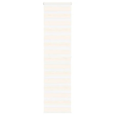 This beige zebra curtain is made of marble weave, with a width of 55.9 cm and is made of polyester. by , Blinds and blinds - ...