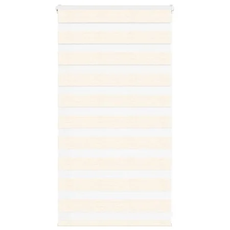 This beige zebra curtain is made of marble weave, with a width of 80.9 cm and is made of polyester. by , Blinds and blinds - ...