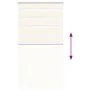 This beige zebra curtain is made of marble weave, with a width of 80.9 cm and is made of polyester. by , Blinds and blinds - ...