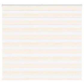 This beige marble woven zebra curtain has a width of 150.9 cm and is made of polyester. by , Blinds and blinds - Ref: Foro24-...